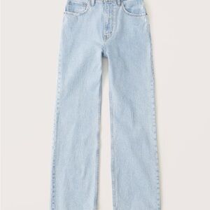Abercrombie & Fitch Light Wash 90’s relaxed high rise Jeans